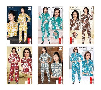Print To Print 2208 Kh Reyon Co Ord Set Supplier Gujarat