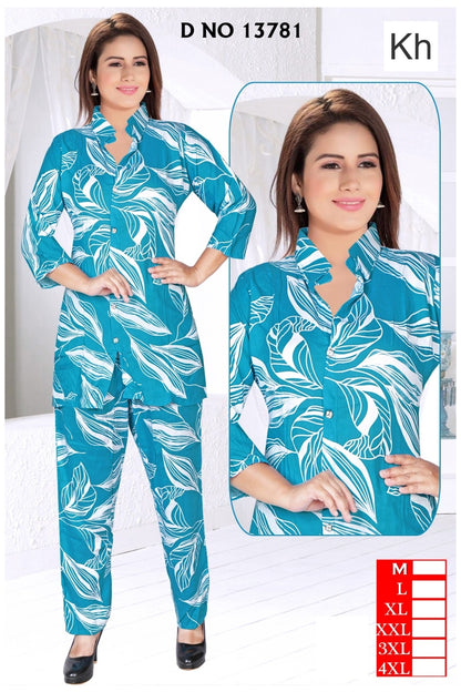 Print To Print 2208 Kh Reyon Co Ord Set Supplier Gujarat