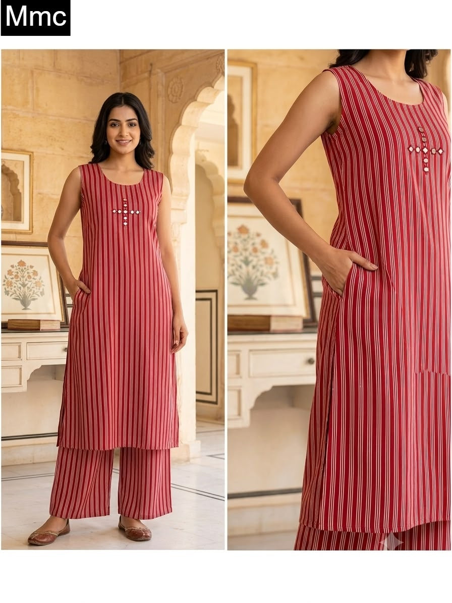 Print To Print 2907 Mmc Rayon Co Ord Set Manufacturer Gujarat