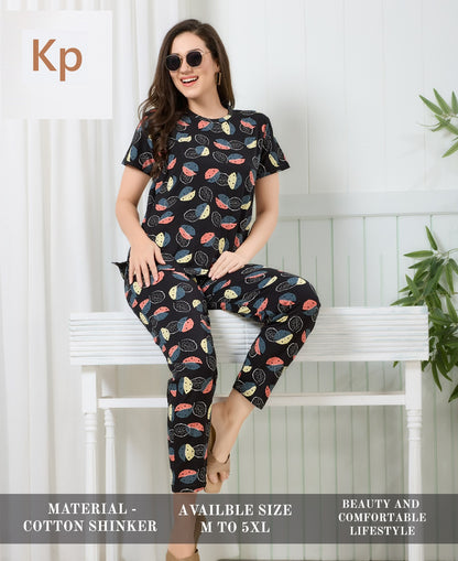 Print To Print 300626 Kp Cotton Pyjama Night Suits Wholesaler Ahmedabad