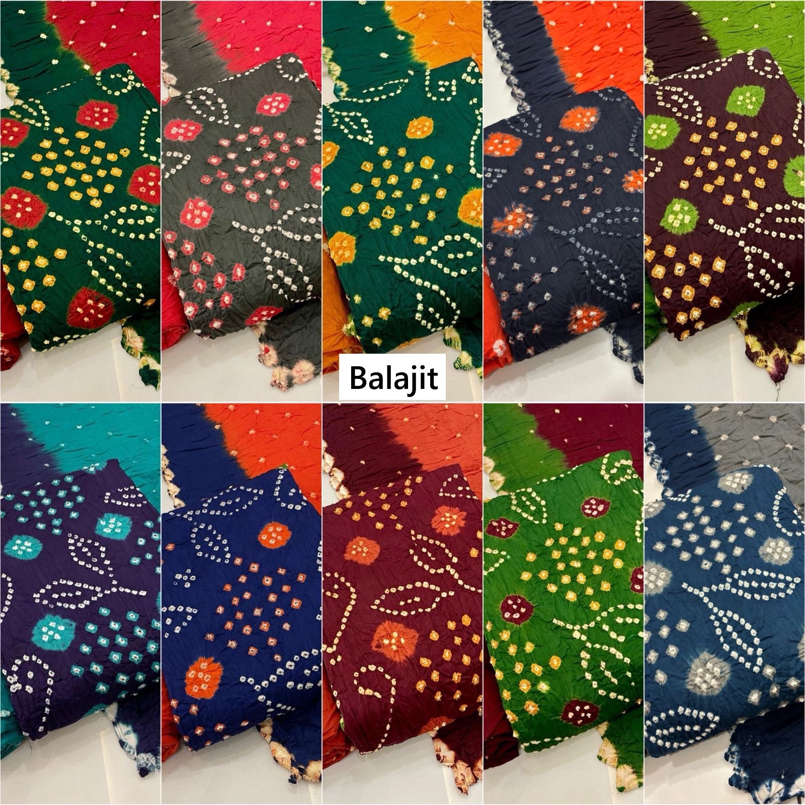 Print To Print 301025 Balajit Cotton Satin Salwar Suits Manufacturer India