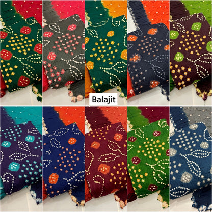 Print To Print 301025 Balajit Cotton Satin Salwar Suits Manufacturer India