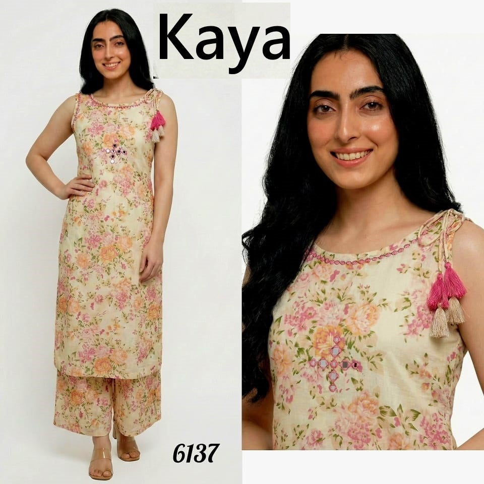 Print To Print Kaya Cotton Co Ord Set Wholesale Rate