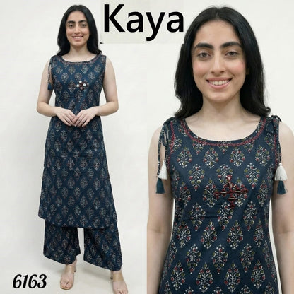 Print To Print Kaya Cotton Co Ord Set Wholesale Rate