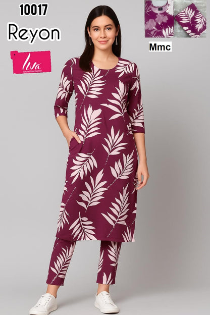 Print To Print Mmc Reyon Co Ord Set Manufacturer India