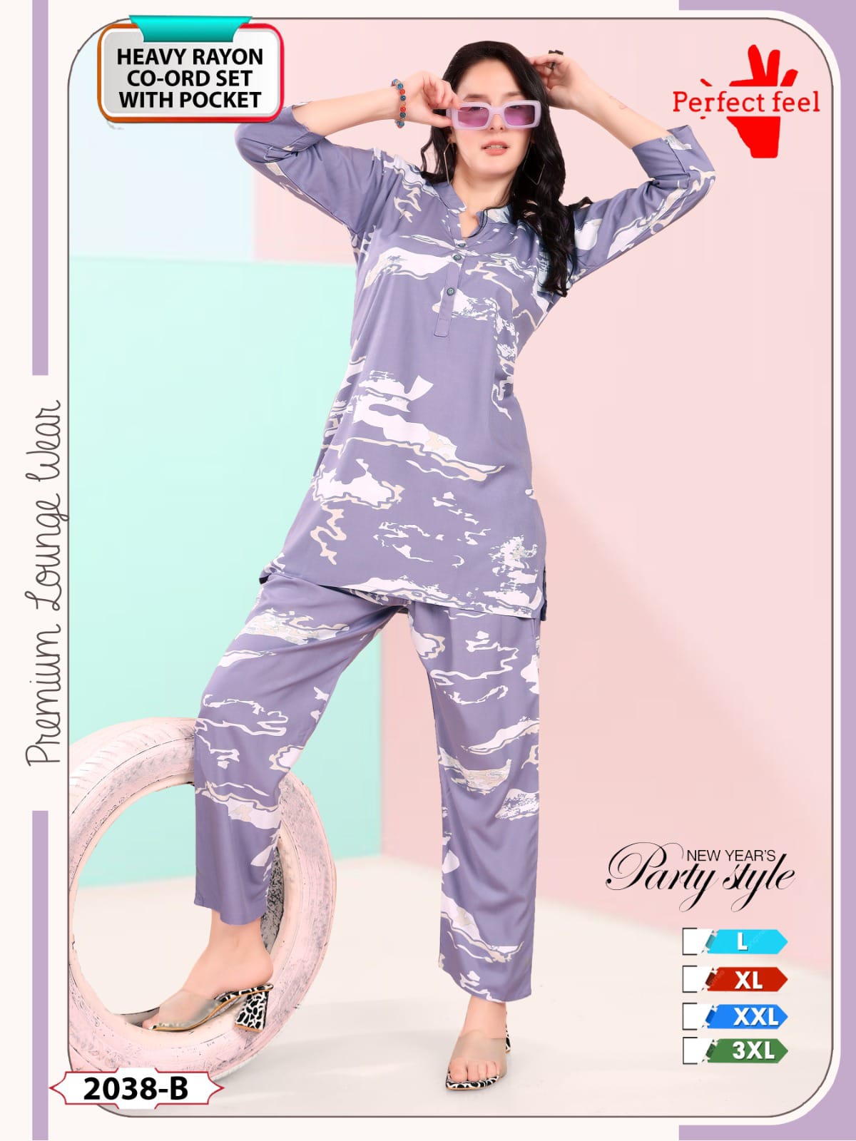 Print To Print Perfect Feel Rayon Co Ord Set Wholesaler Gujarat