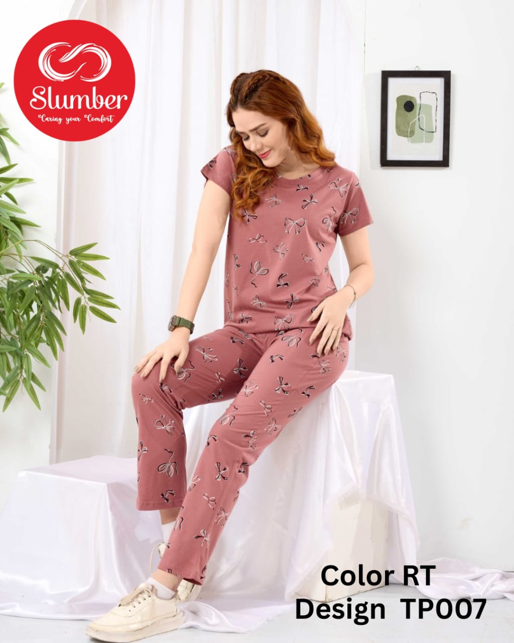 Print Tp007 Slumber Sinker Pyjama Night Suits Wholesaler Gujarat