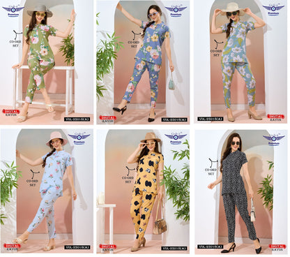 Print Vol 25018 A Grab It Rayon Co Ord Set Exporter India