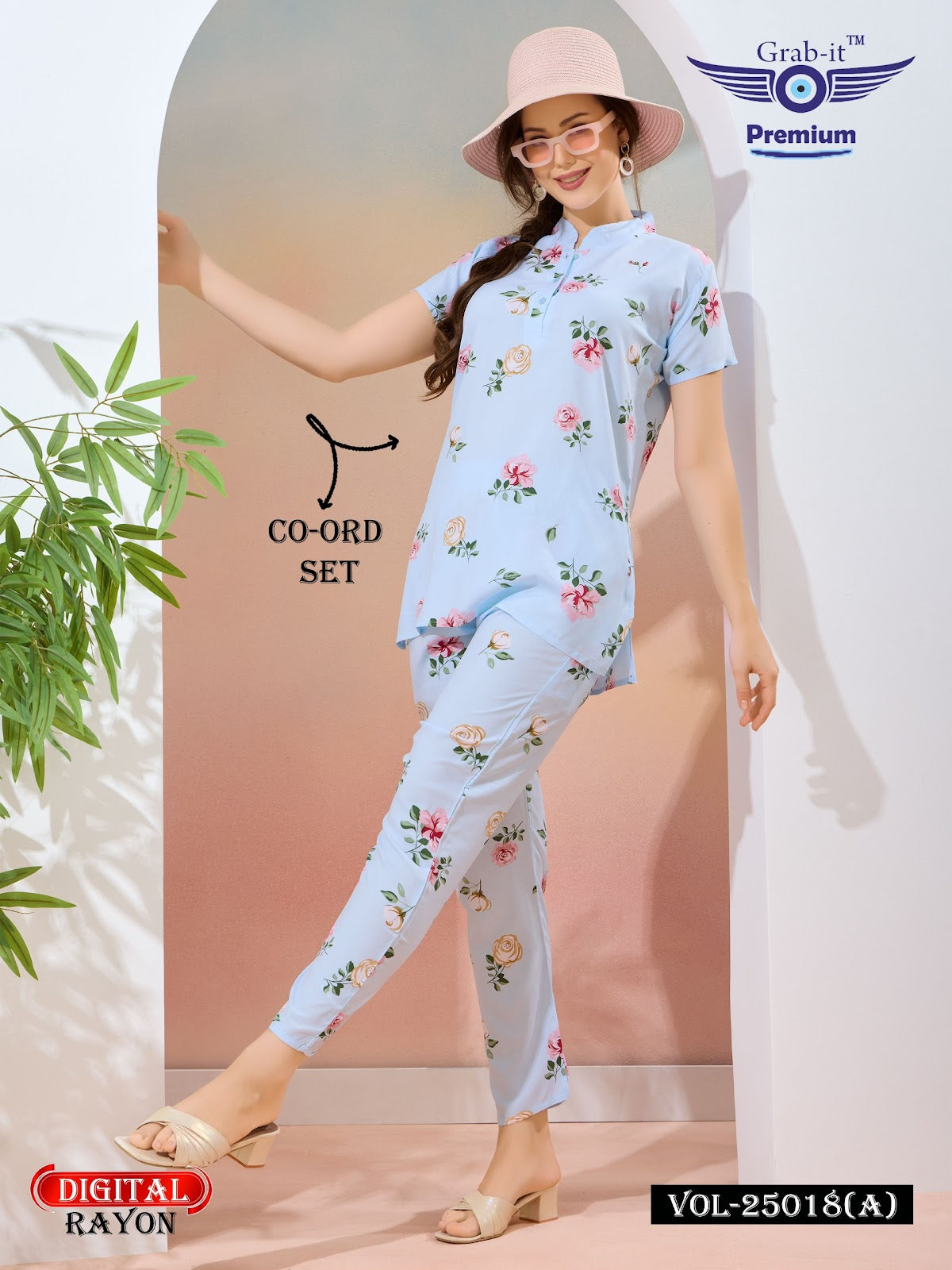 Print Vol 25018 A Grab It Rayon Co Ord Set Exporter India