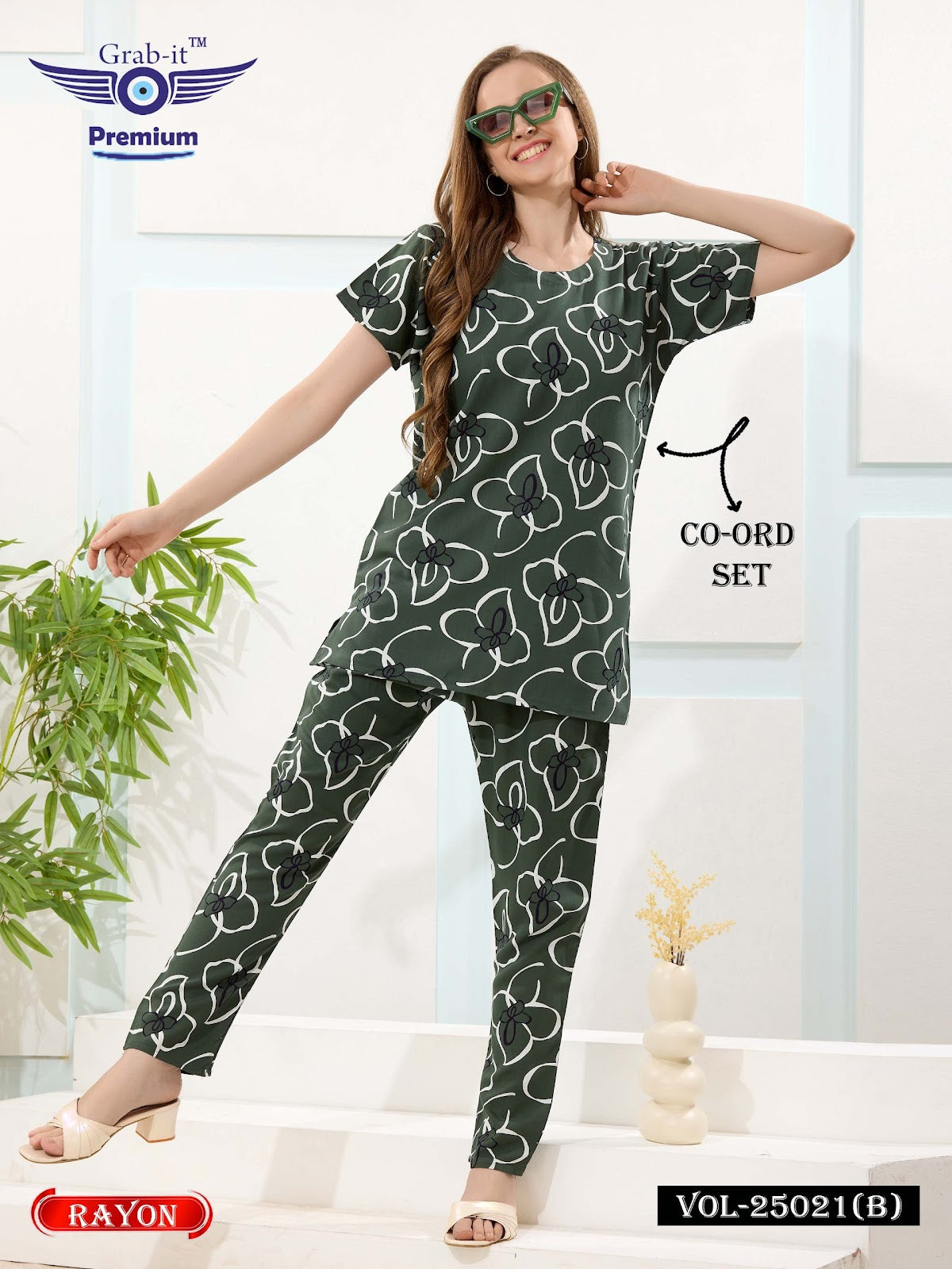 Print Vol 25021 B Grab It Rayon Co Ord Set Manufacturer Ahmedabad