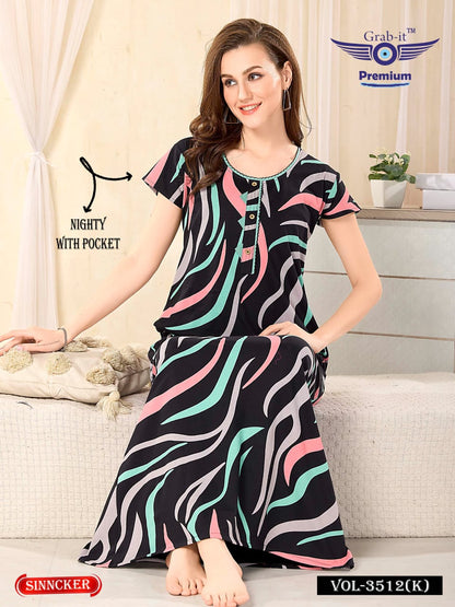Print Vol 3512 K Grab It Sinker Night Gowns Supplier