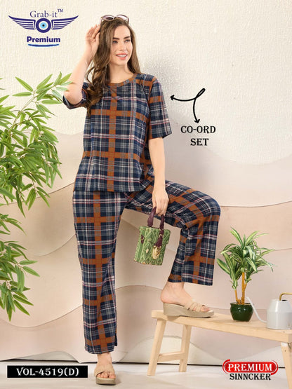 Print Vol 4519 D Grab It Sinker Co Ord Set Wholesaler