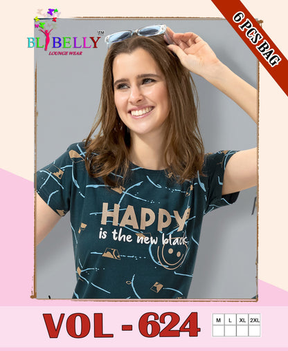 Print Vol 624 Belly Sinker Pyjama Night Suits Wholesaler India