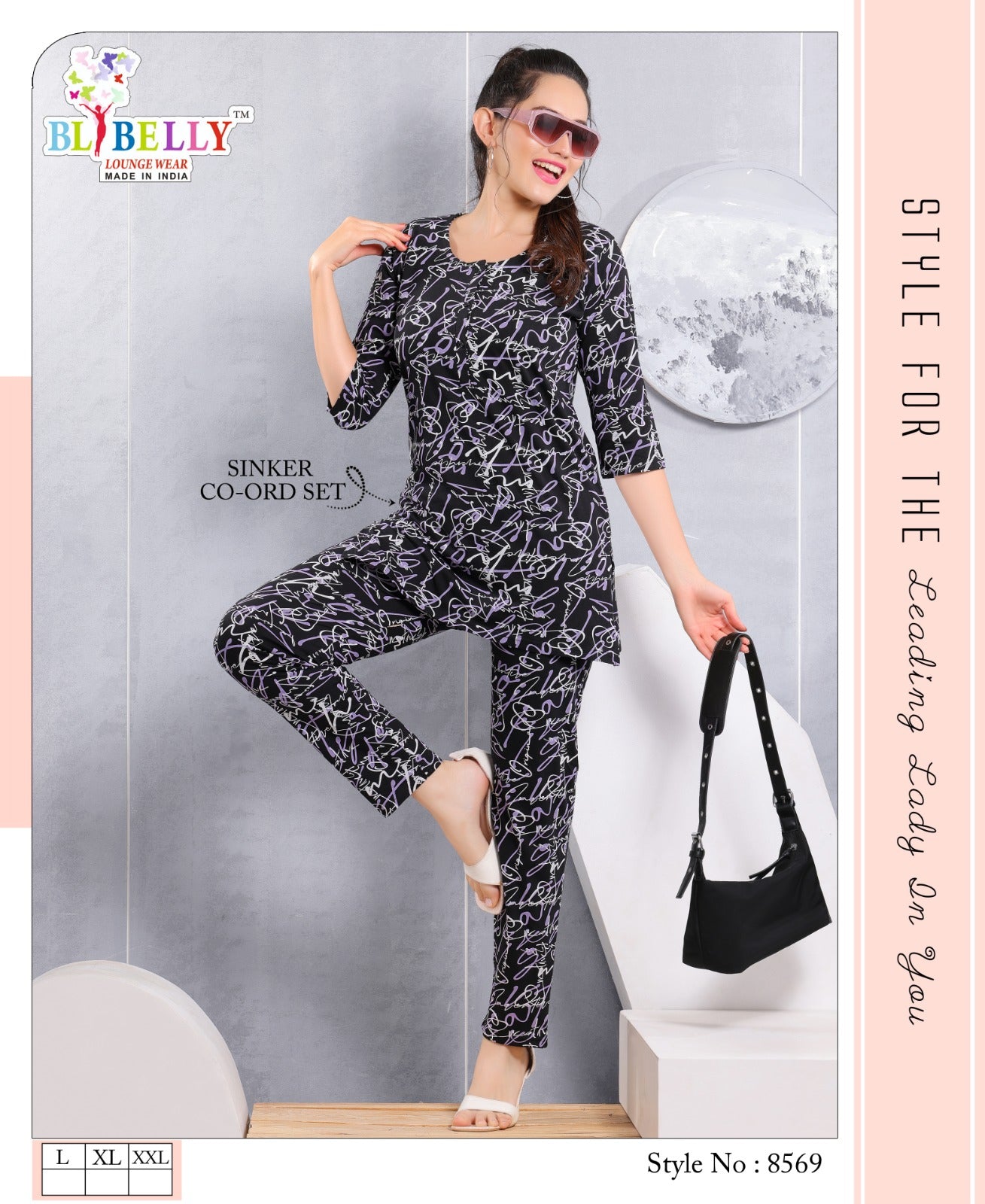 Print Vol 628 Belly Sinker Co Ord Set Wholesale Price