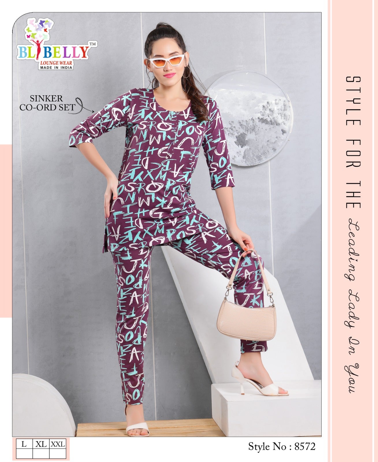 Print Vol 628 Belly Sinker Co Ord Set Wholesale Price