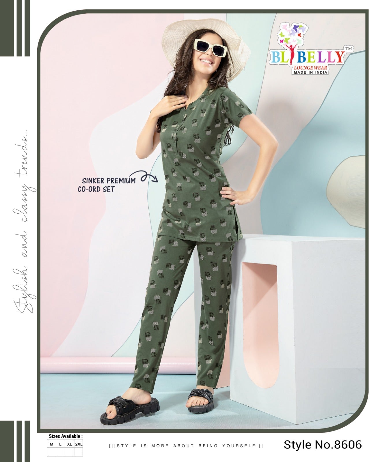 Print Vol 632 Belly Sinker Co Ord Set Exporter