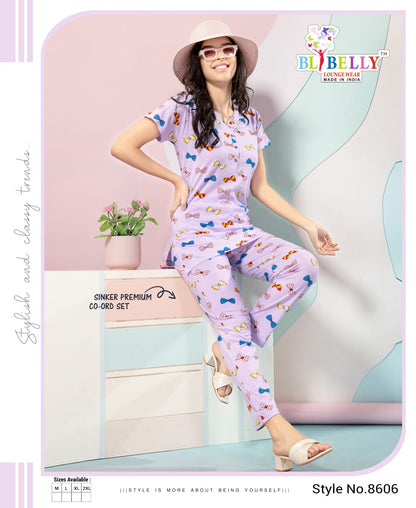 Print Vol 632 Belly Sinker Co Ord Set Exporter