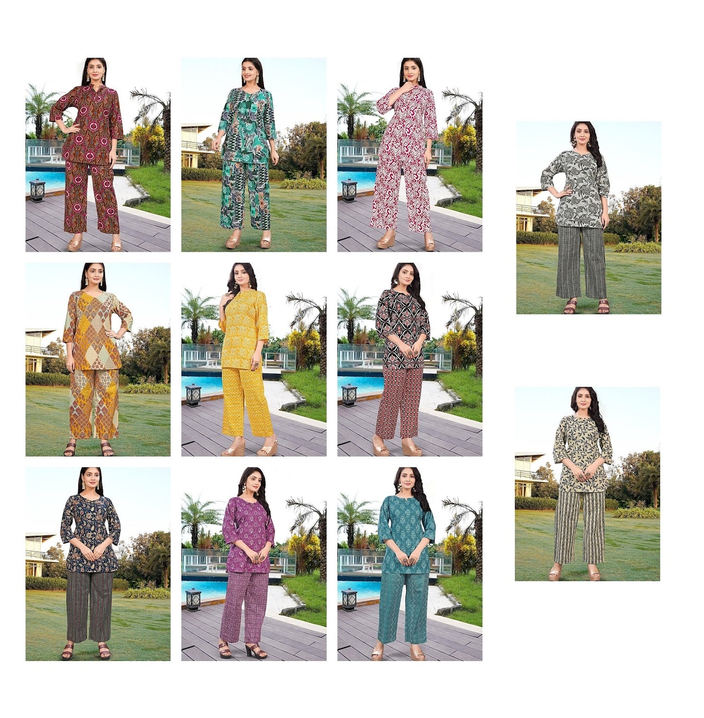 Print Yami Fashion Pure Cotton Co Ord Set Wholesaler Gujarat