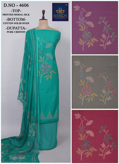 Printed 04 Sahira Jaam Silk Salwar Suits Supplier Ahmedabad