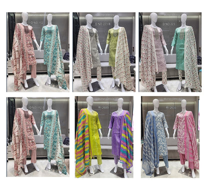 Printed 050425 Women Ethnics Readymade Pant Style Suits Supplier India