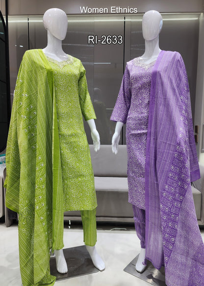 Printed 050425 Women Ethnics Readymade Pant Style Suits Supplier India