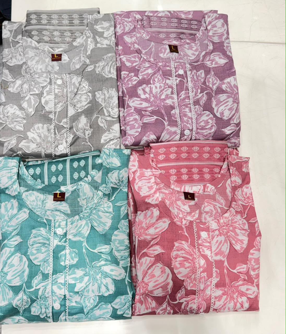 Prisha Anjish Cotton Readymade Pant Style Suits Wholesale Price