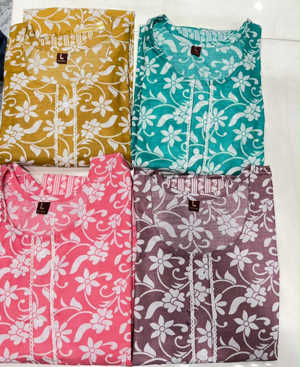 Prisha Anjish Cotton Readymade Pant Style Suits Wholesale Price