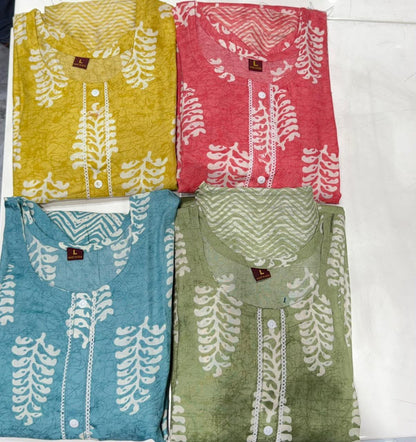 Prisha Anjish Cotton Readymade Pant Style Suits Wholesale Price