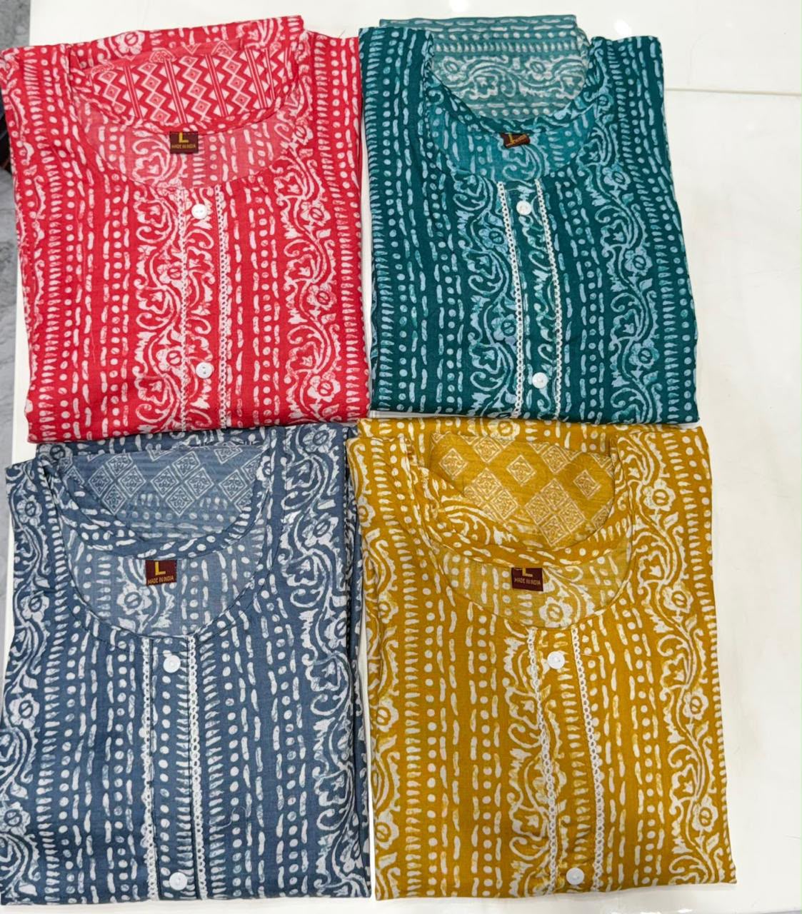 Prisha Anjish Cotton Readymade Pant Style Suits Wholesale Price
