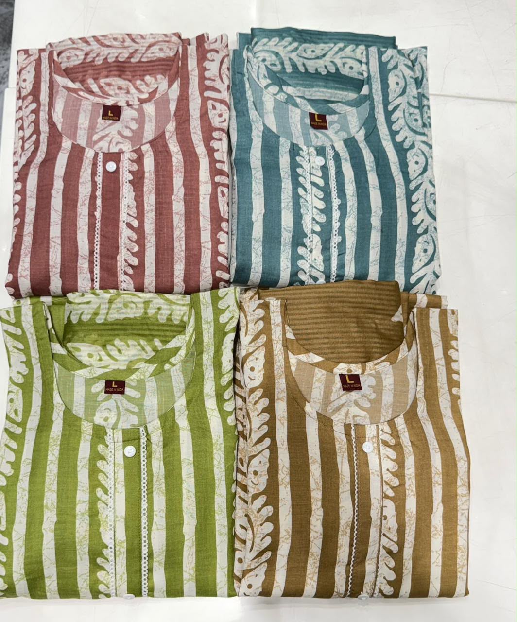 Prisha Anjish Cotton Readymade Pant Style Suits Wholesale Price