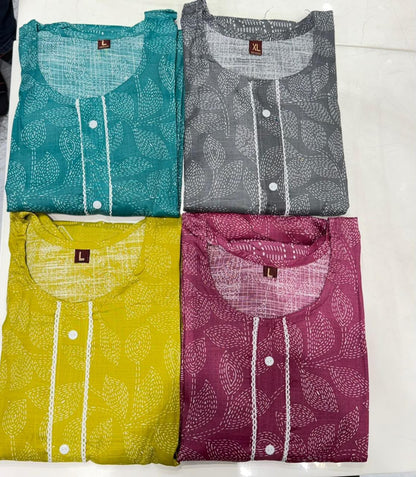Prisha Anjish Cotton Readymade Pant Style Suits Wholesale Price