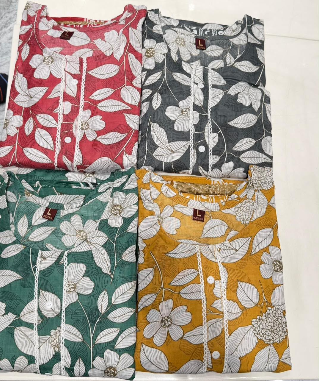 Prisha Anjish Cotton Readymade Pant Style Suits Wholesale Price