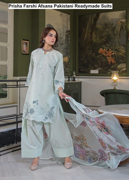 Prisha Farshi Afsana Cotton Pakistani Readymade Suits Exporter India