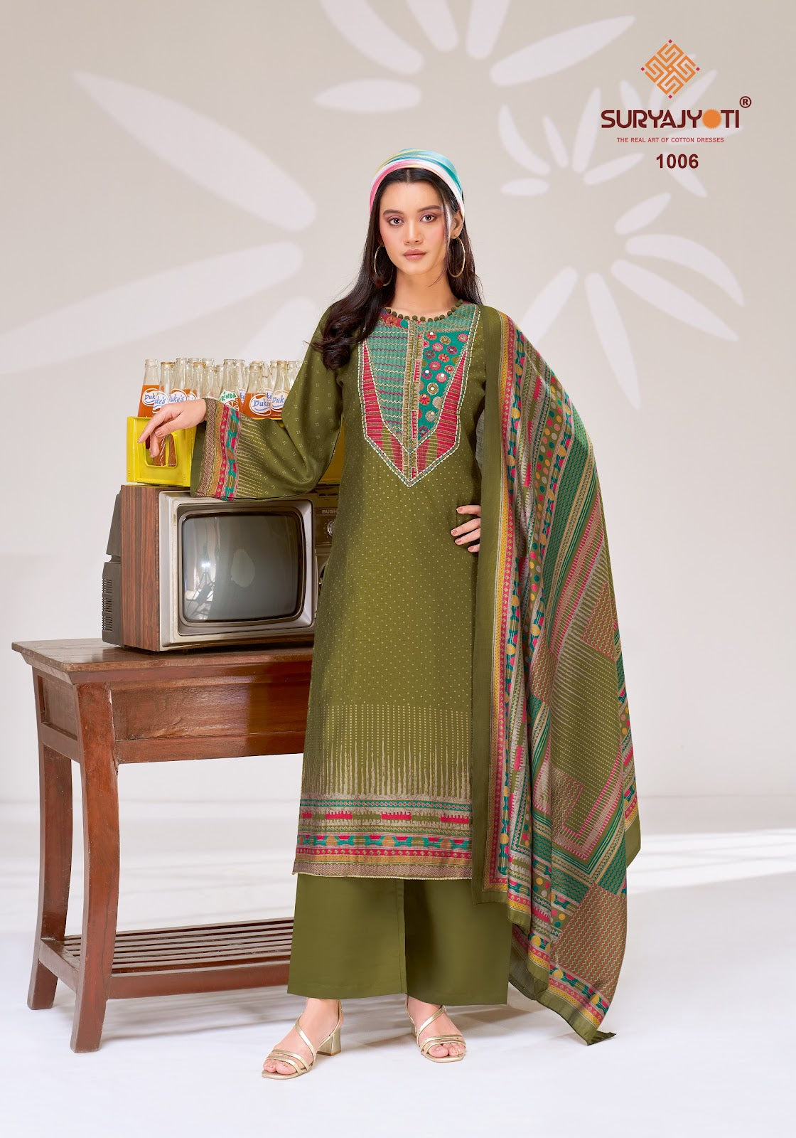 Prisha Vol 1 Suryajyoti Slub Pant Style Suits Exporter Gujarat