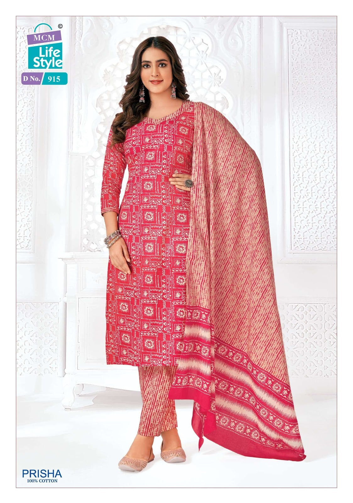 Prisha Vol 3 Mcm Lifestyle Readymade Cotton Pant Suits Wholesale Price