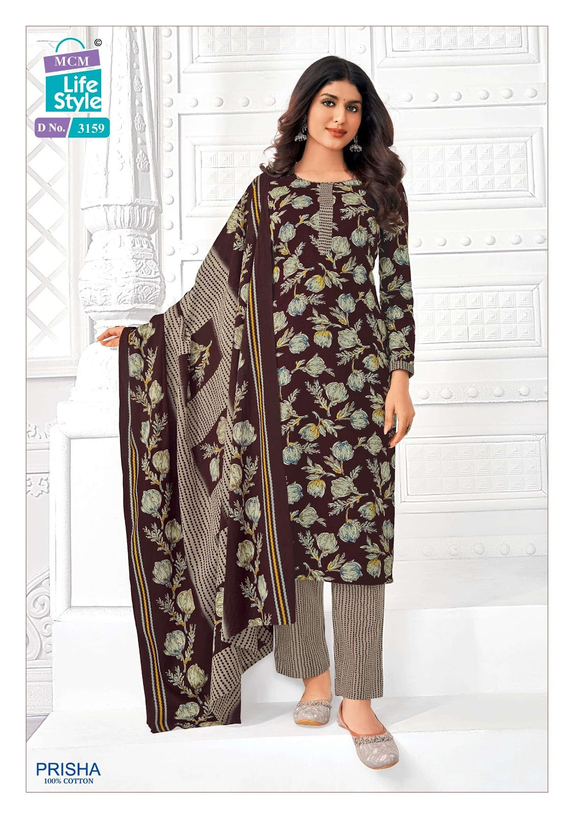 Prisha Vol 3 Mcm Lifestyle Readymade Cotton Pant Suits Wholesale Price