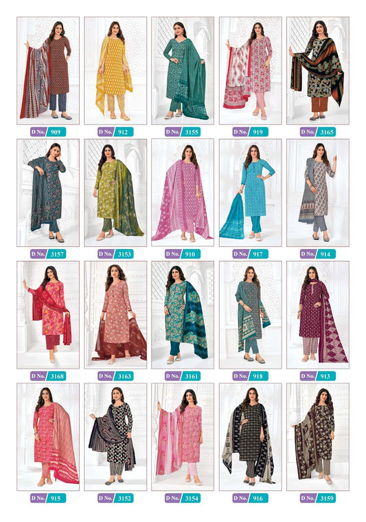 Prisha Vol 3 Mcm Lifestyle Readymade Cotton Pant Suits Wholesale Price