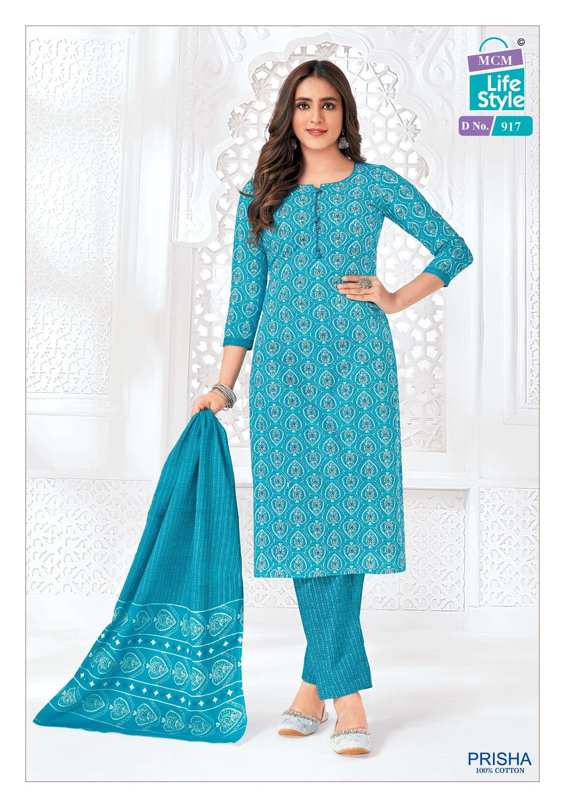 Prisha Vol 3 Mcm Lifestyle Readymade Cotton Pant Suits Wholesale Price