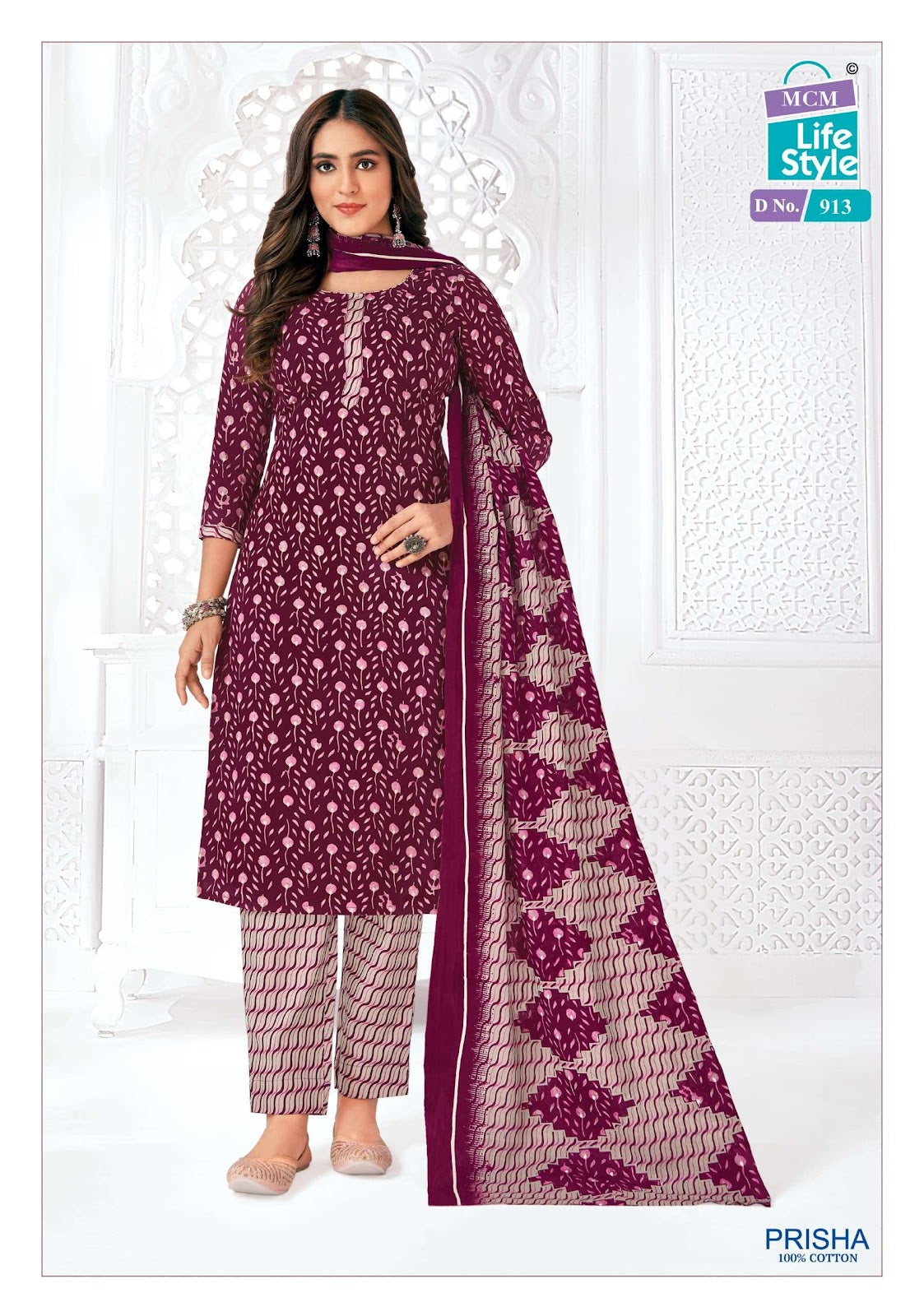 Prisha Vol 3 Mcm Lifestyle Readymade Cotton Pant Suits Wholesale Price