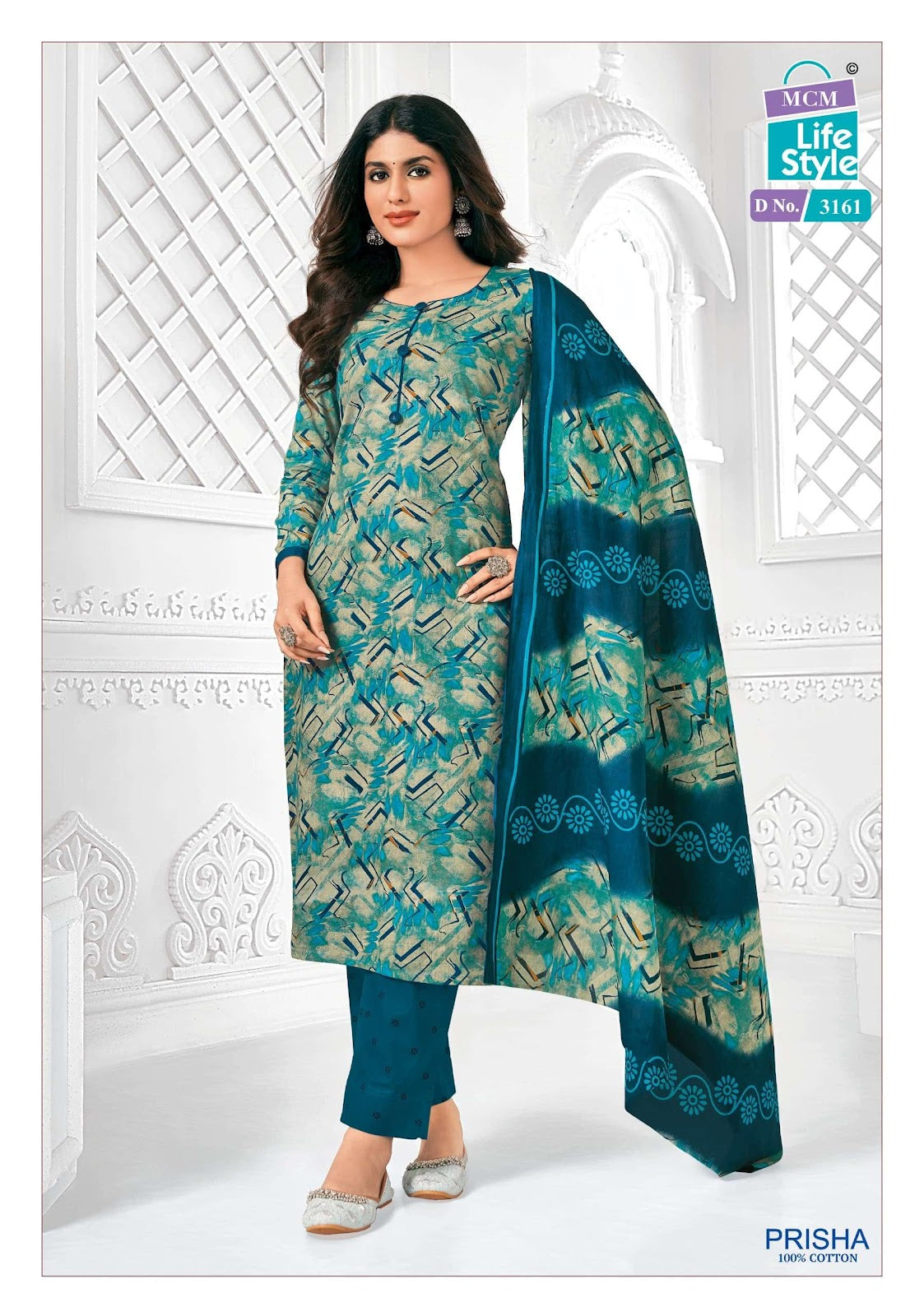 Prisha Vol 3 Mcm Lifestyle Readymade Cotton Pant Suits Wholesale Price