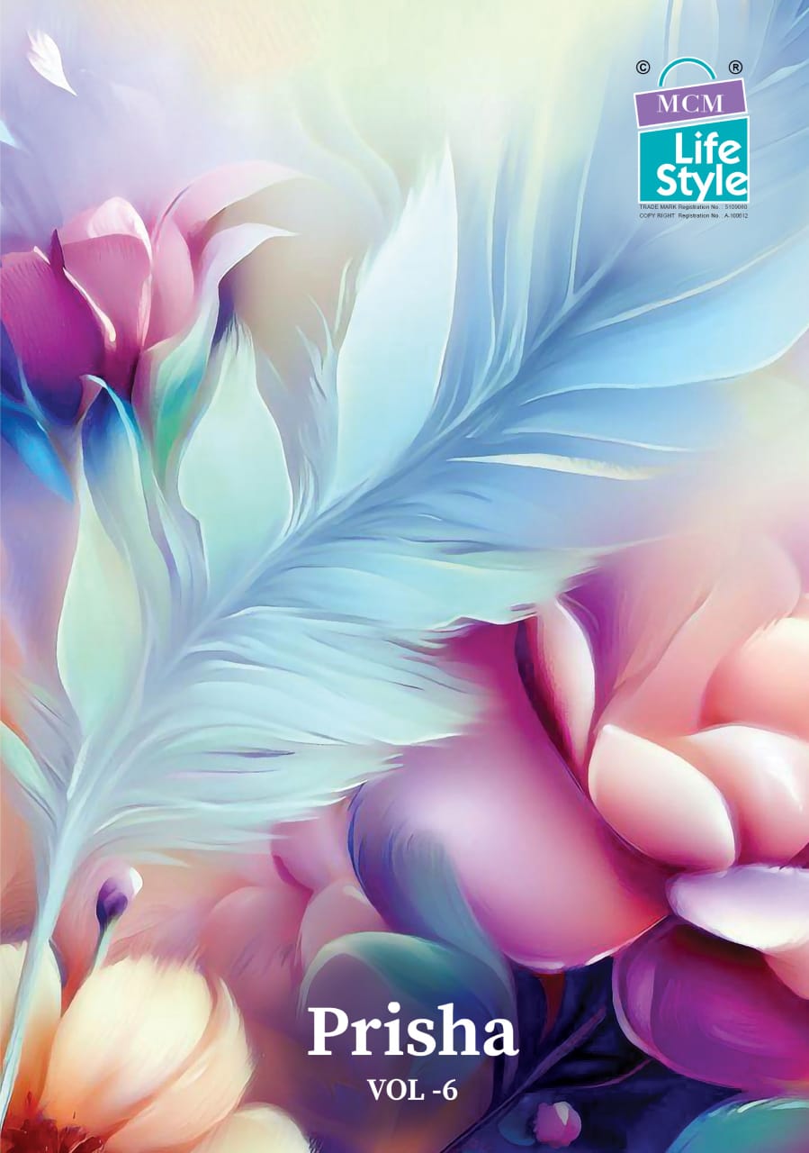 Prisha Vol 6 Mcm Lifestyle Readymade Cotton Pant Suits Exporter Ahmedabad