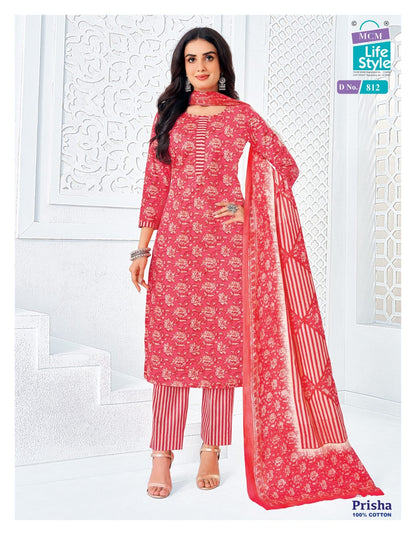 Prisha Vol 7 Mcm Lifestyle Readymade Cotton Pant Suits Wholesaler India