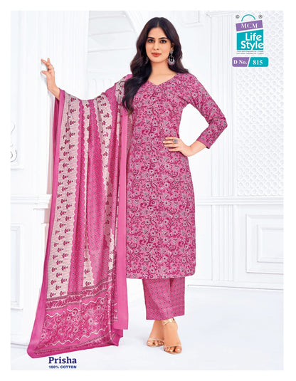 Prisha Vol 7 Mcm Lifestyle Readymade Cotton Pant Suits Wholesaler India