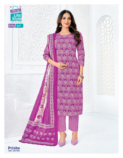 Prisha Vol 7 Mcm Lifestyle Readymade Cotton Pant Suits Wholesaler India