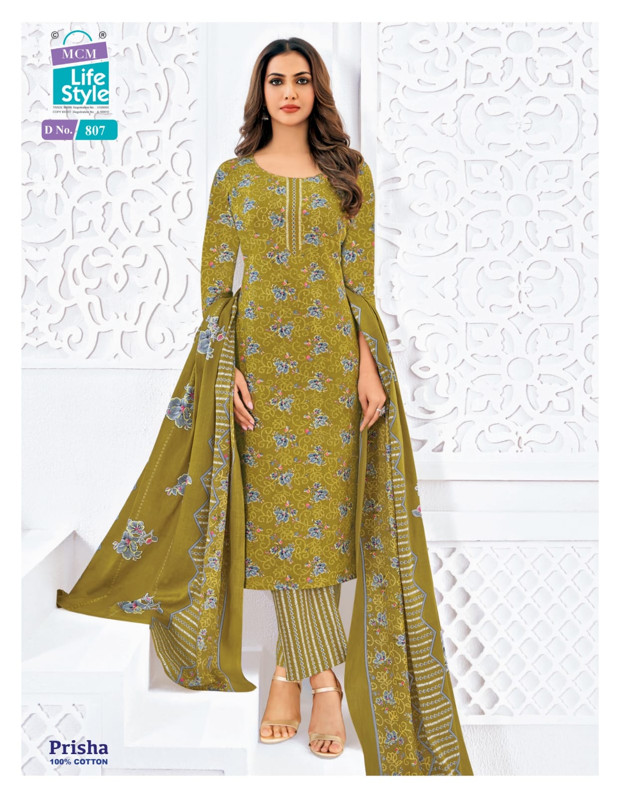 Prisha Vol 7 Mcm Lifestyle Readymade Cotton Pant Suits Wholesaler India