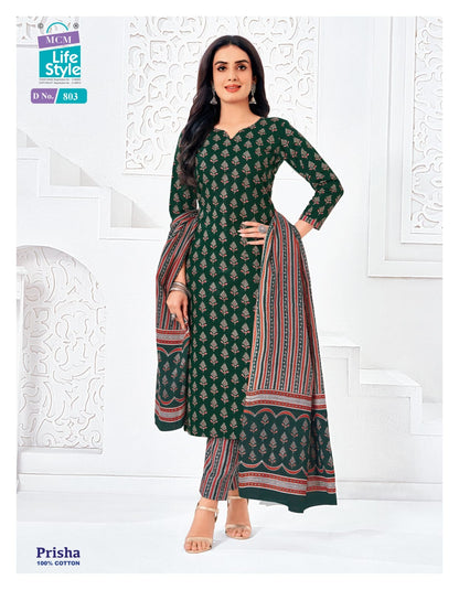 Prisha Vol 7 Mcm Lifestyle Readymade Cotton Pant Suits Wholesaler India