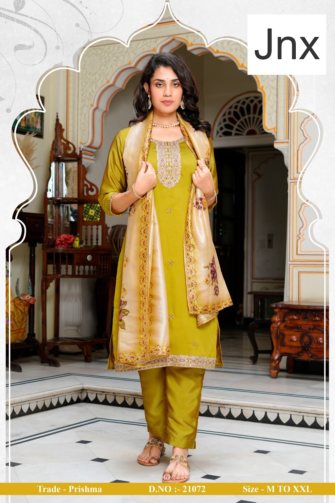 Prishma Jnx Readymade Pant Style Suits Exporter Gujarat