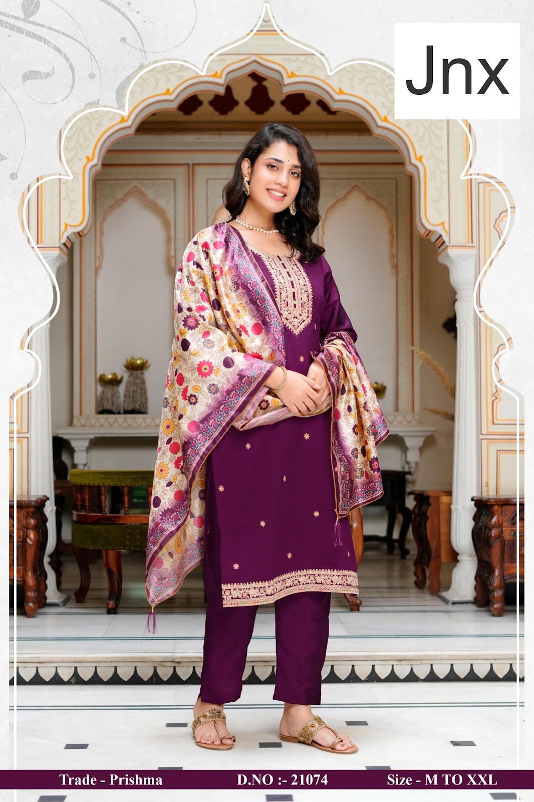 Prishma Jnx Readymade Pant Style Suits Exporter Gujarat