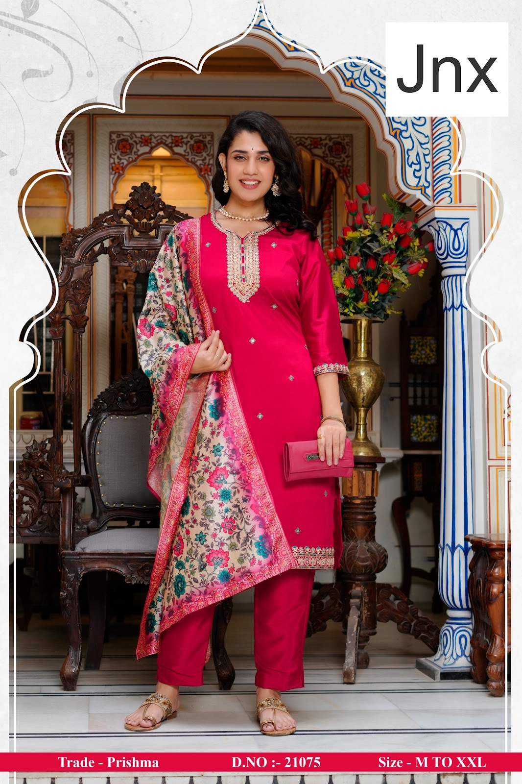Prishma Jnx Readymade Pant Style Suits Exporter Gujarat