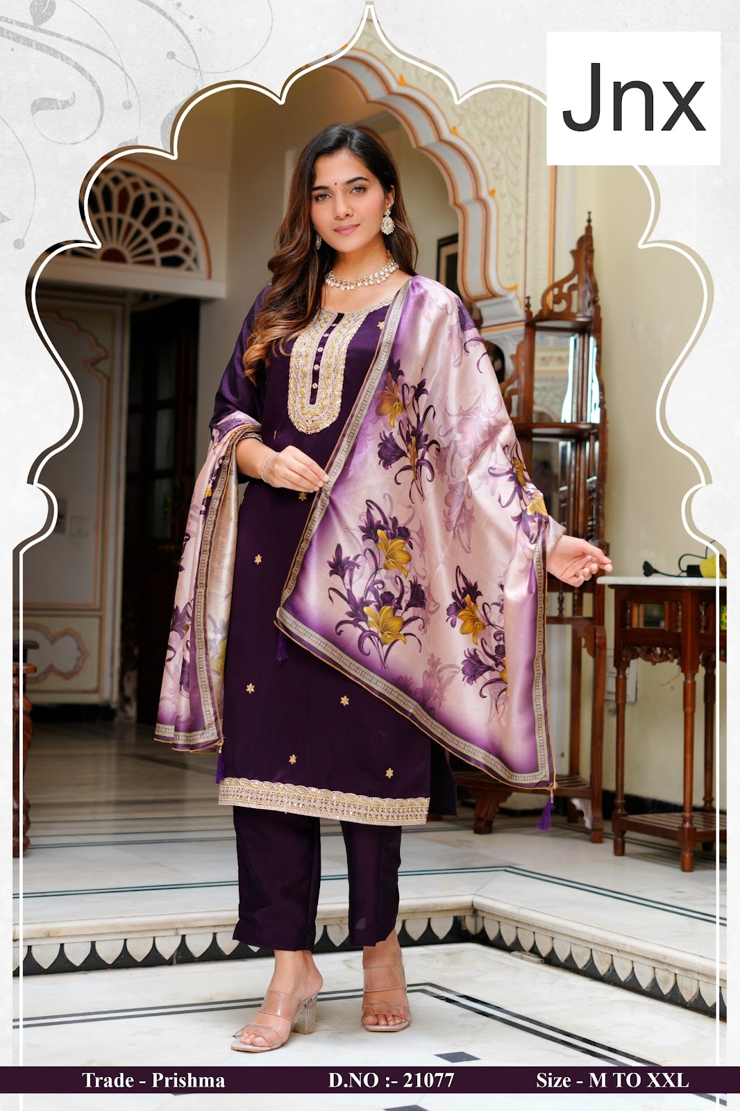 Prishma Jnx Readymade Pant Style Suits Exporter Gujarat